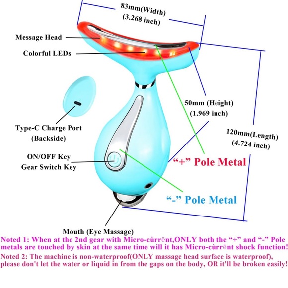 Tik Tok Face Massage Light Device - Picture 4 of 7